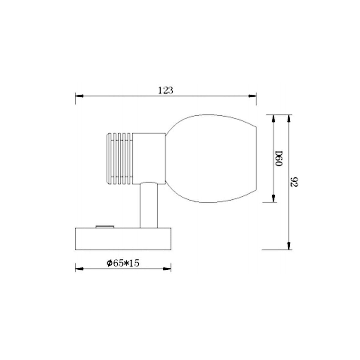 Interior lamp Adjustable Bedside Dimmable 1w