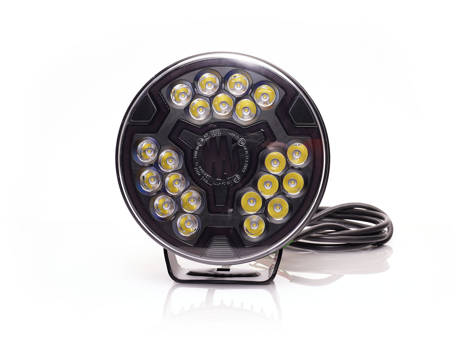 Spot driving lamp, DRL, side Marker, 9000lm, 12/24V W257 Blk - Euromotive Lighting & Signal