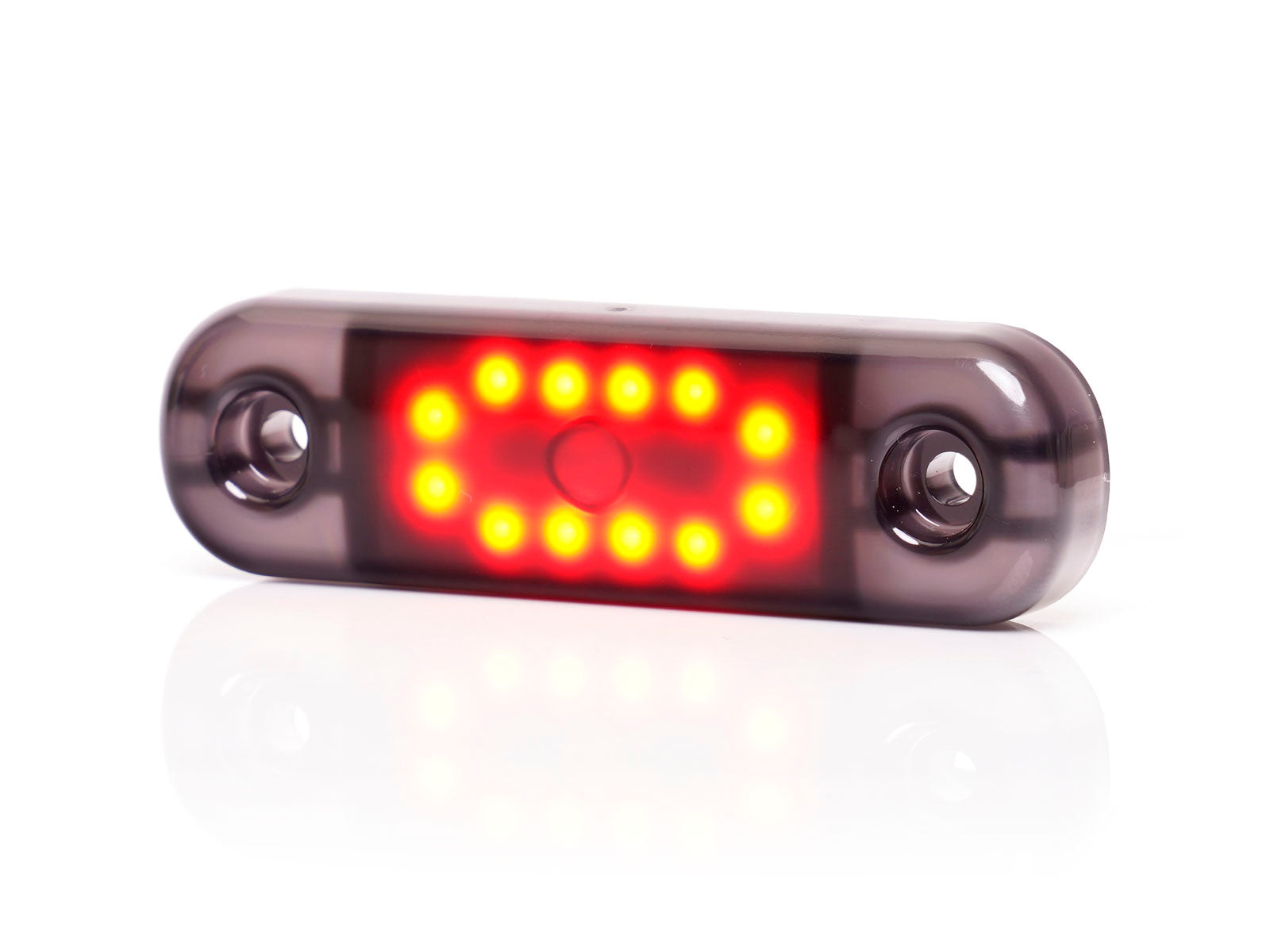 Rear Marker Lamp, 12 Led, 12/24V, W275.2 BLACK - Euromotive Lighting & Signal
