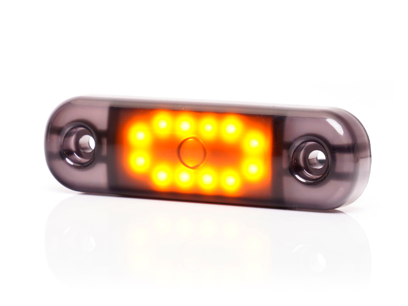 Side Marker Lamp, 12 Led, 12/24V, W275.2 BLACK - Euromotive Lighting & Signal