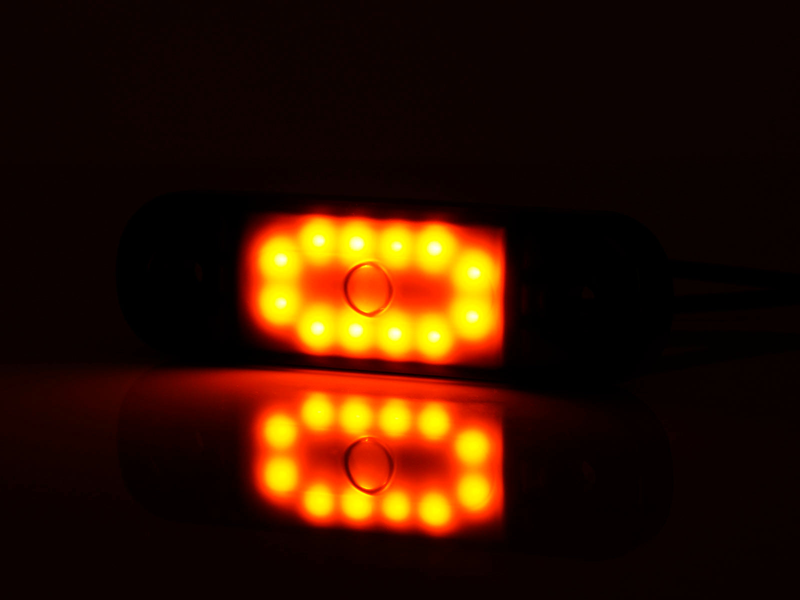 Side Marker Lamp, 12 Led, 12/24V, W275.2 BLACK - Euromotive Lighting & Signal