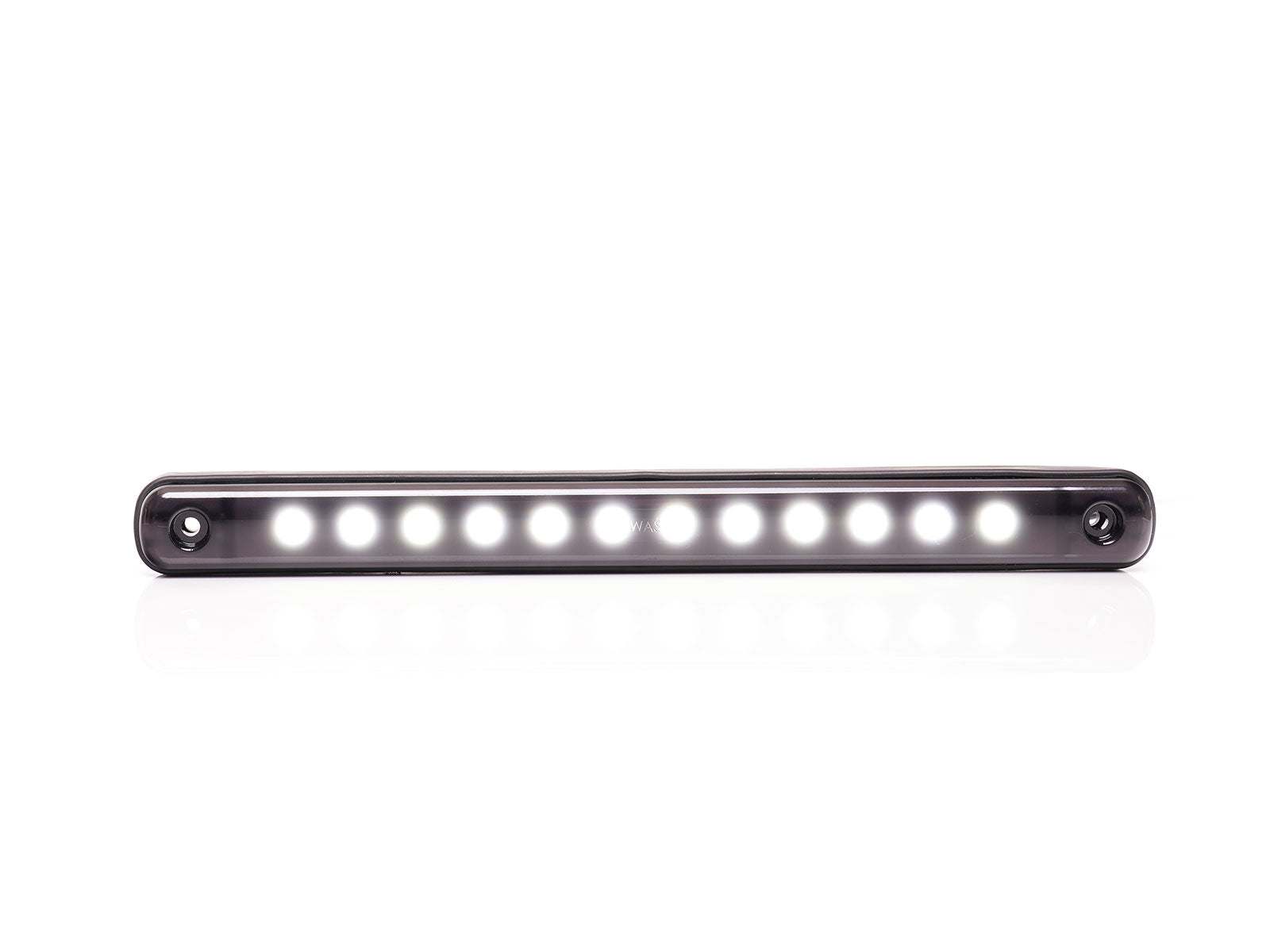 Front Marker Lamp Long, 12 Led, 12/24V, W276 BLACK - Euromotive Lighting & Signal