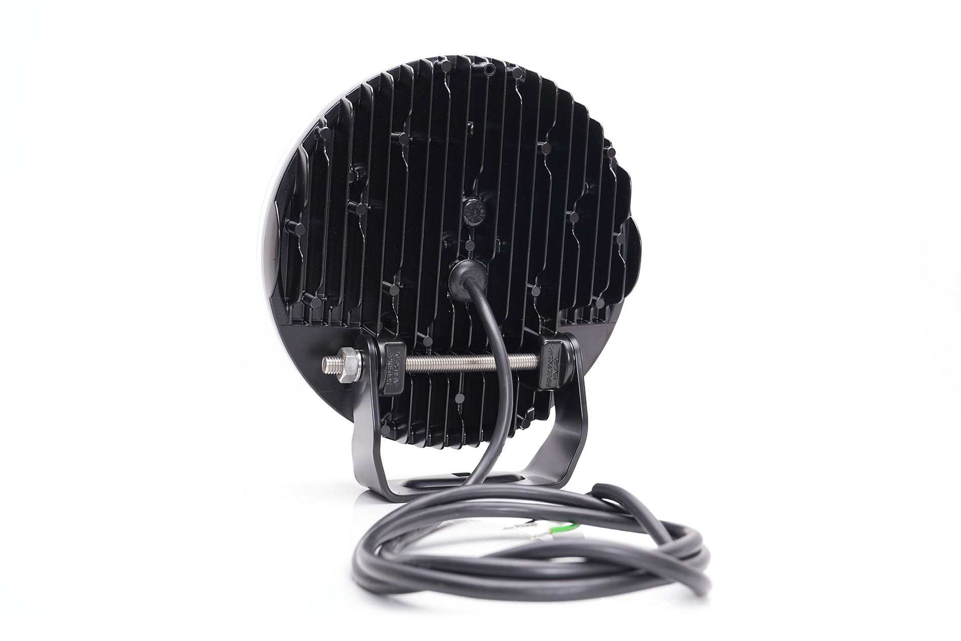 9" Round Driving Lamp, Black, W268 HR50 Off Road - Euromotive Lighting & Signal