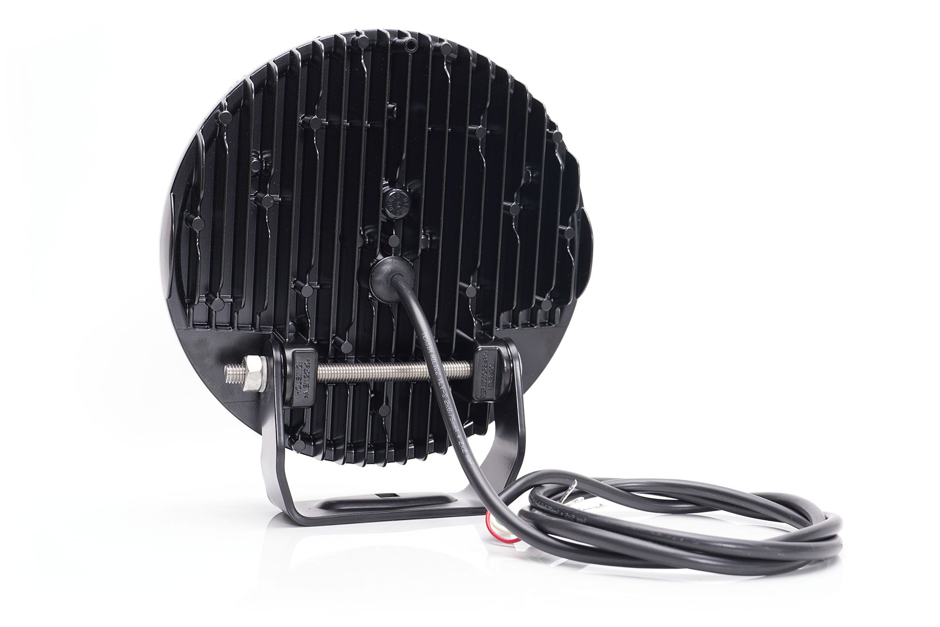 9" Round Driving Lamp, Black, Amber Position W268 HR50