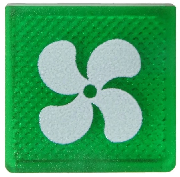 Symbol Fan Green Normal - Euromotive Lighting & Signal