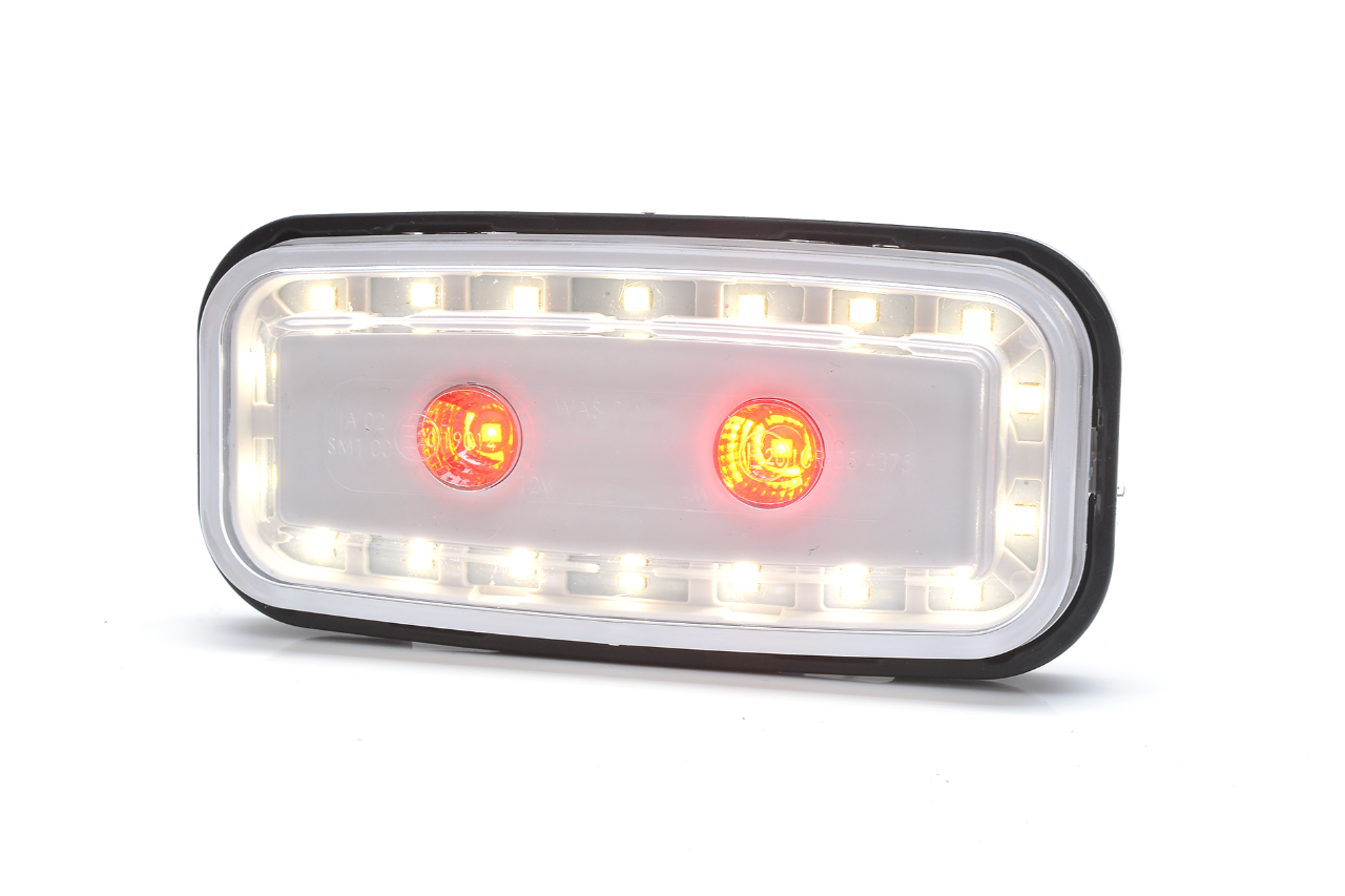 W225 LED Rear Combination Fog/Reverse Clear Lens Lamp - EC1481ARF