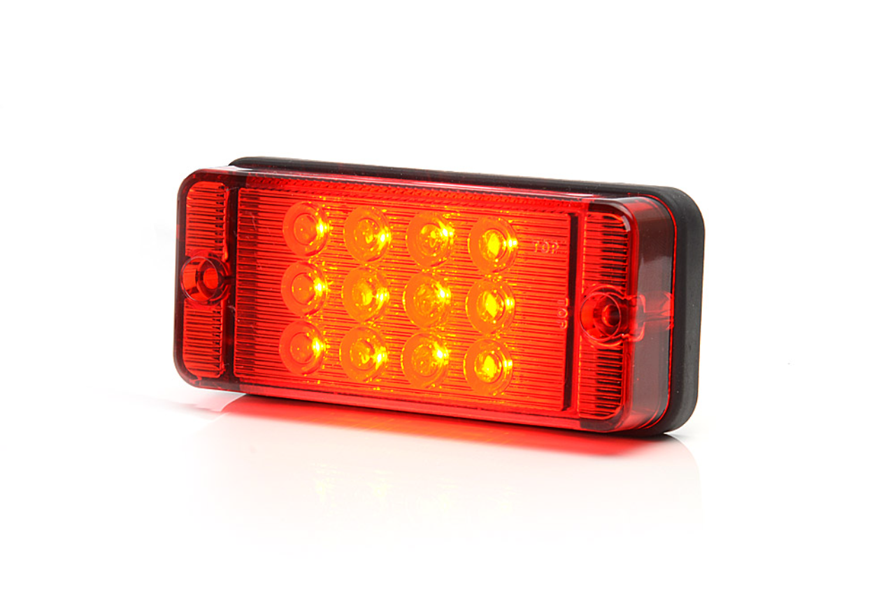 W83D Rear LED Fog Lamp with Red Lens - EC700KR