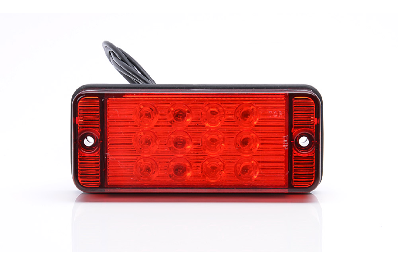 W83D Rear LED Fog Lamp with Red Lens - EC700KR