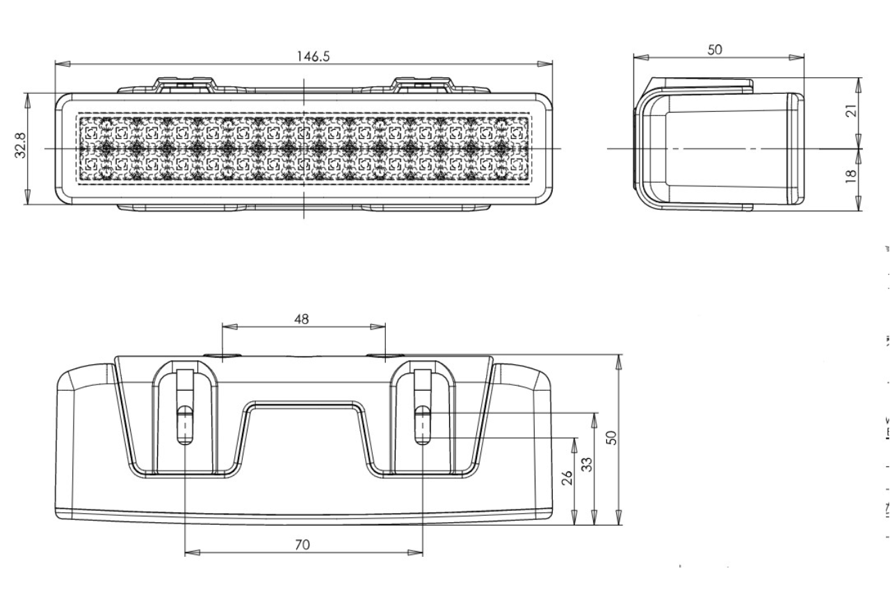 W86 LED Daytime Running Lights 30 LED's - EC706