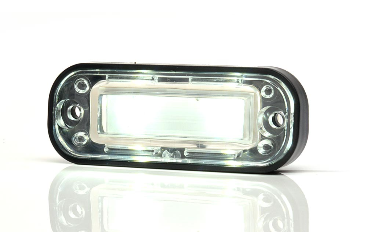 W133 Recessed  Licence Plate Lamp - EC982