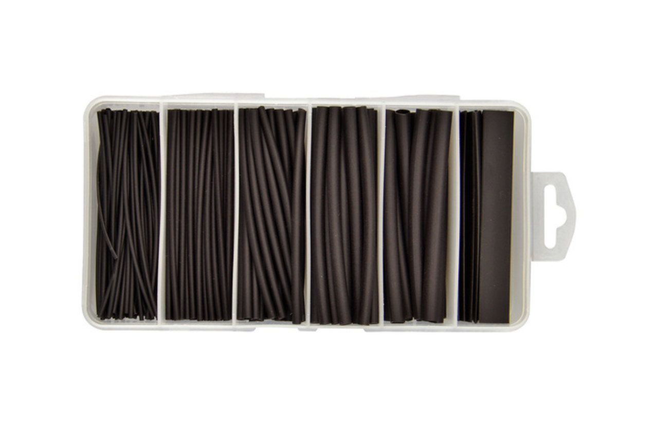 Heatshrink Kit 3:1 Black - 87 Piece Kit