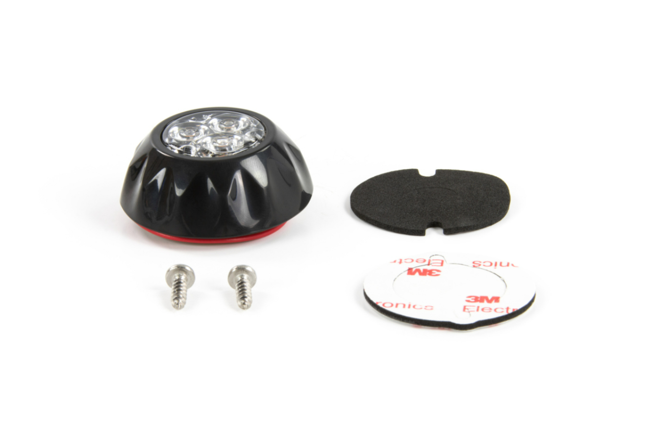 Red 3 LED Blast Surface Mounted Directional Warning Strobe - Covert Series