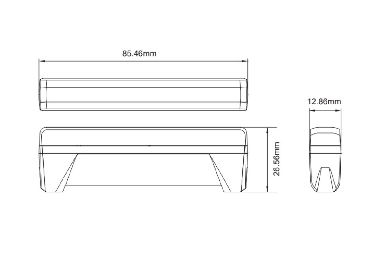 ED6 LED Directional Lamps - Edge Dagger Series Amber