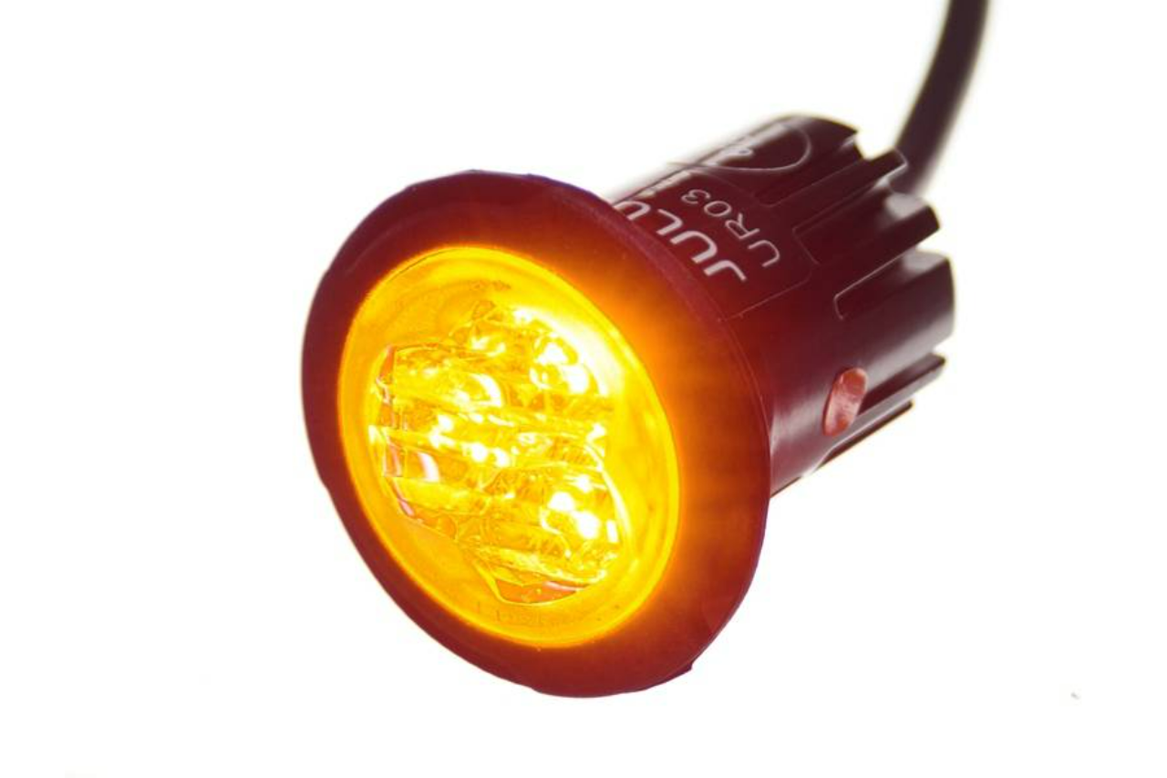 F13 Pop-n-Lock 3 LED Directional Lamp - Covert Series Amber