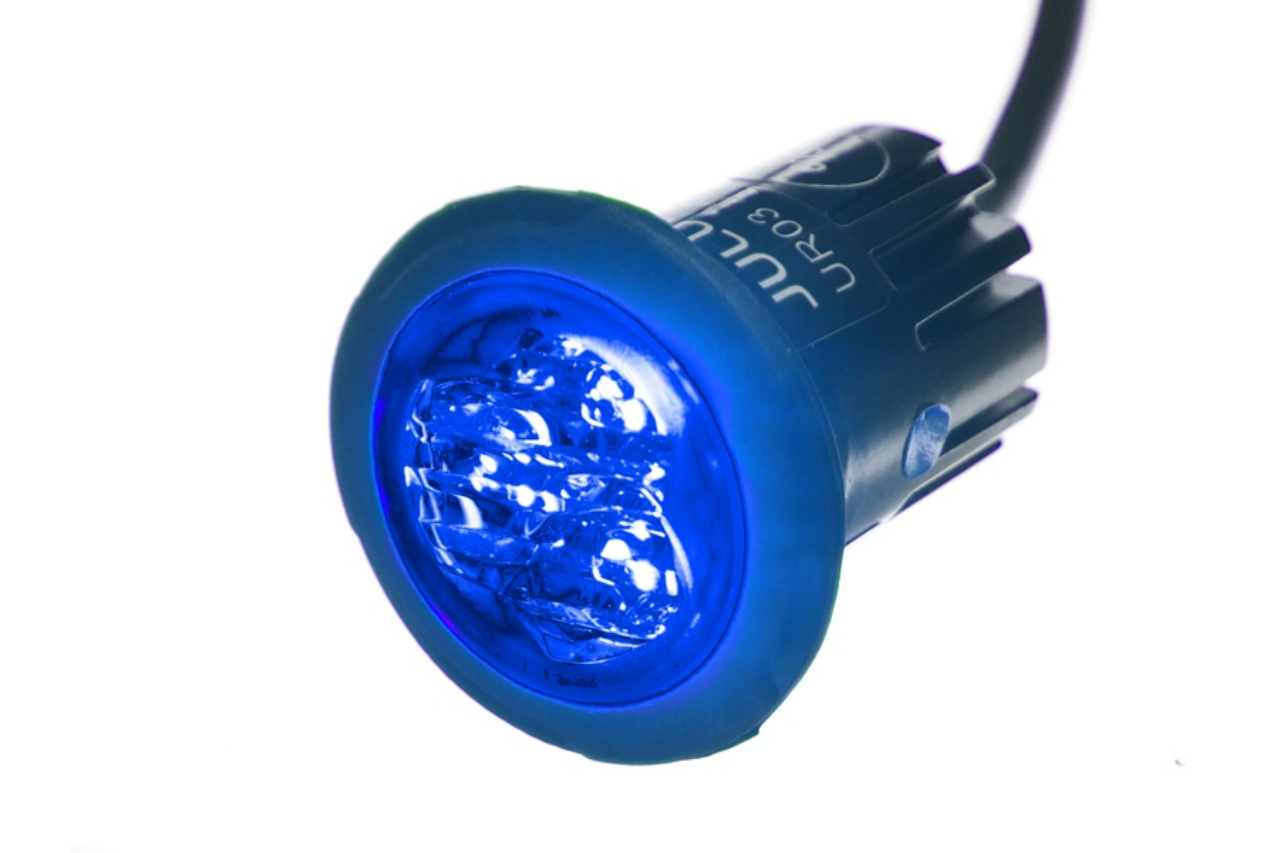 F13 Pop-n-Lock 3 LED Directional Lamp - Covert Series Blue