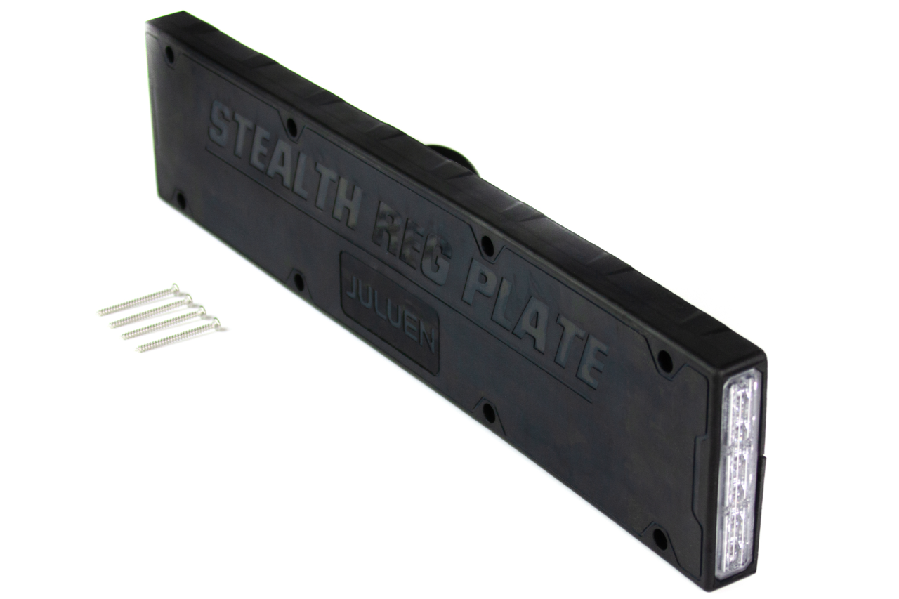 Stealth Registration Number Plate Warning Lamp - Blue