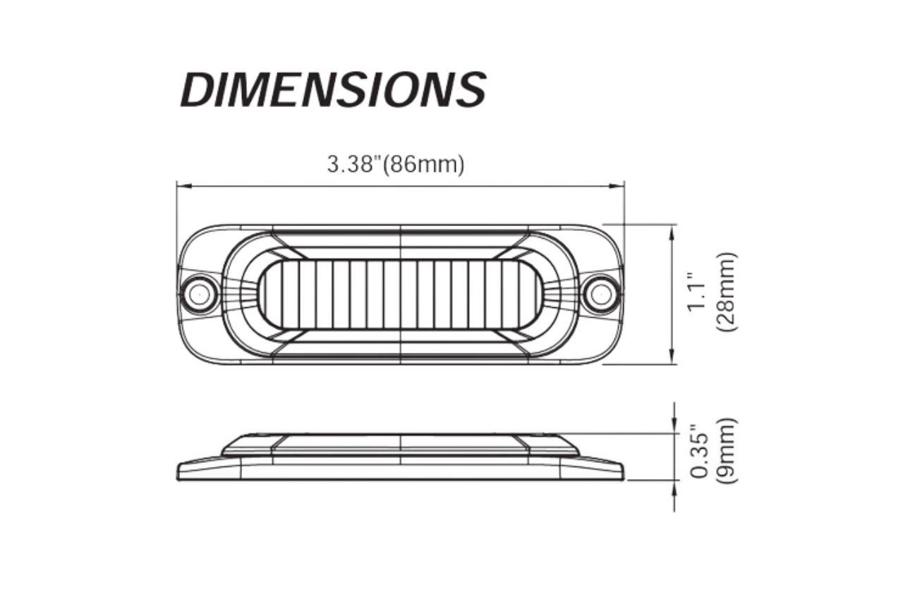 ST3 LED Directional Lamp - Super Thin Series White