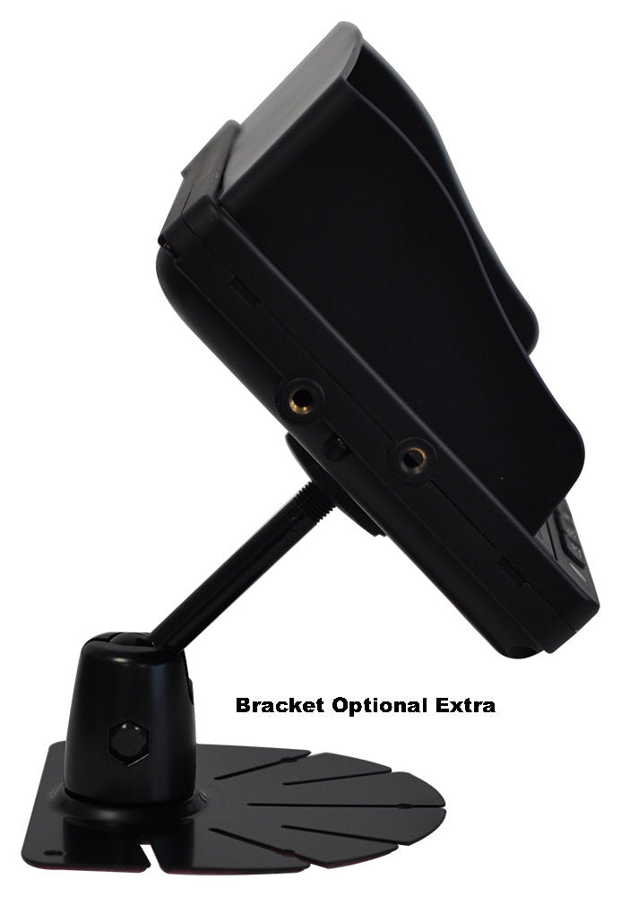 1080P 7" 3AV Dash Mount Monitor - Auto Dimming, Menu Lock, Fan Feet + U Bracket - Euromotive Lighting & Signal