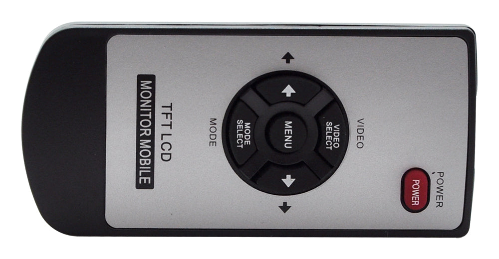 1080P 7" 3AV Dash Mount Monitor - Auto Dimming, Menu Lock, Fan Feet + U Bracket - Euromotive Lighting & Signal