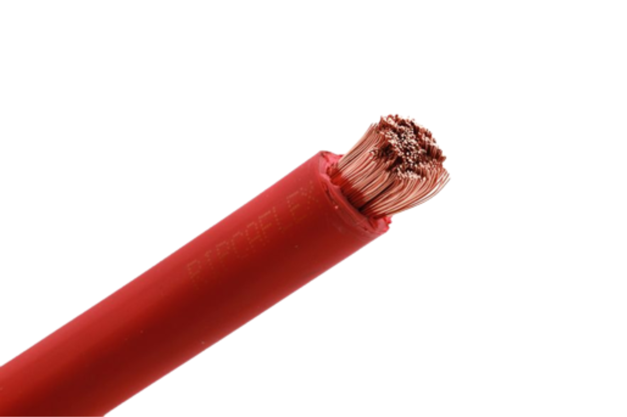 70mm2 Flexible Battery Cable 10m Roll Red - Euromotive Lighting & Signal