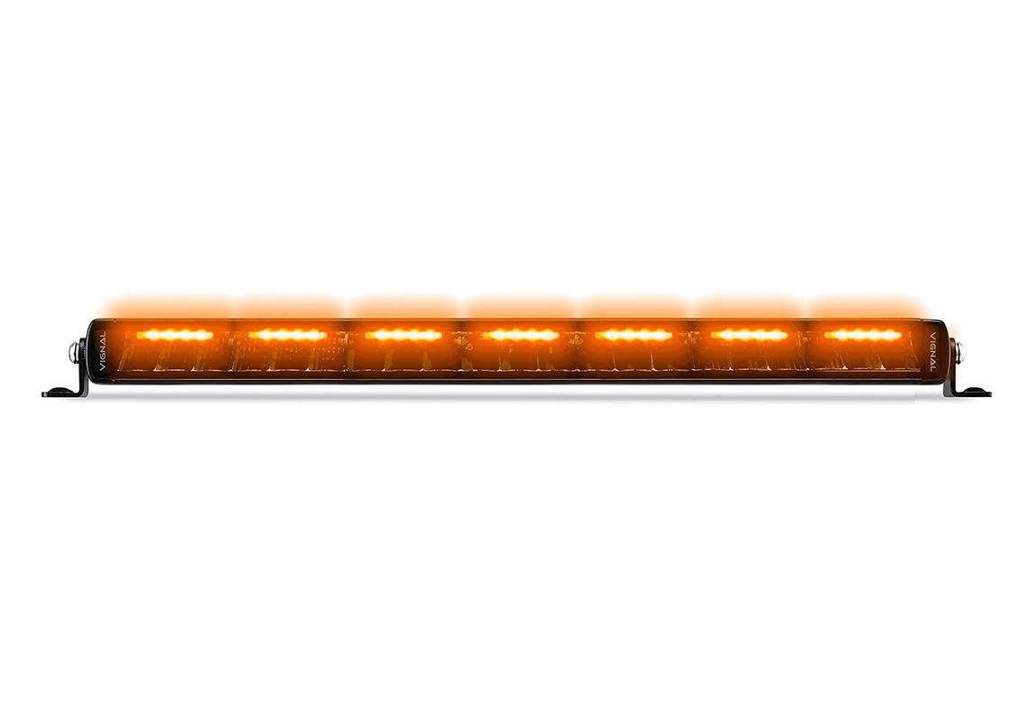 D16050 Driving Bar,Single, 20" 8820lm Amb/Wht DRL, R65 Flash, 44w, 10-30v