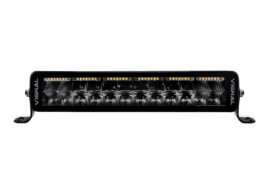 D16051 Driving Bar,Dual, 13.5" 10080lm Amb/Wht DRL, R65 Flash, 49w, 10-30v