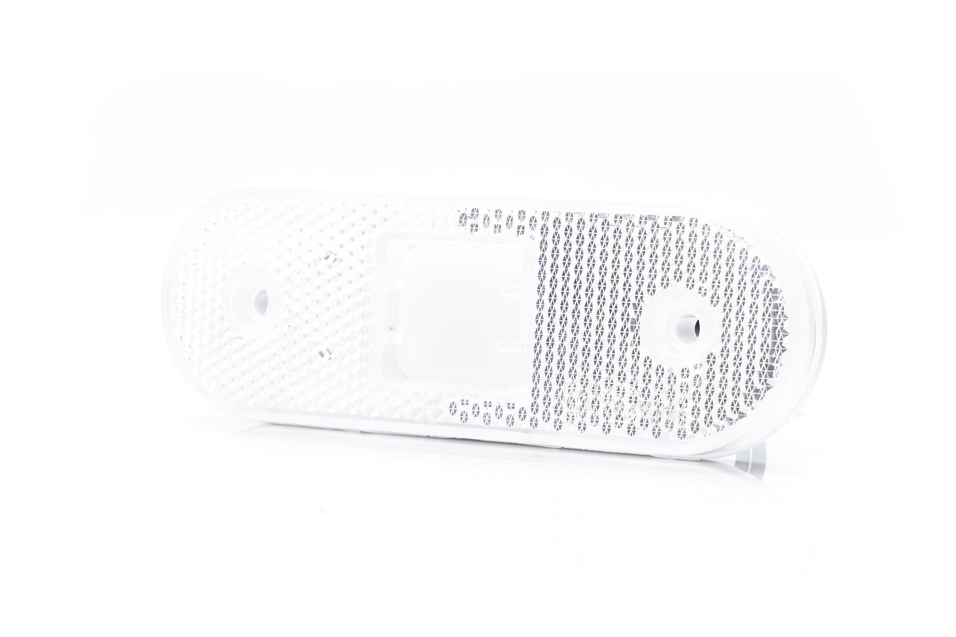 Front Position Lamp Oval White (No Bracket)  W47 - Euromotive Lighting & Signal