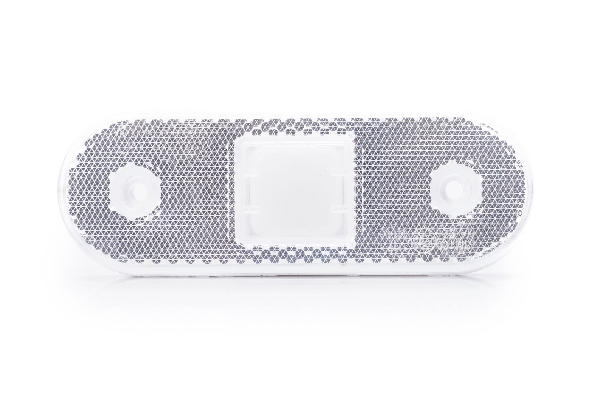 Front Position Lamp Oval White (No Bracket)  W47 - Euromotive Lighting & Signal