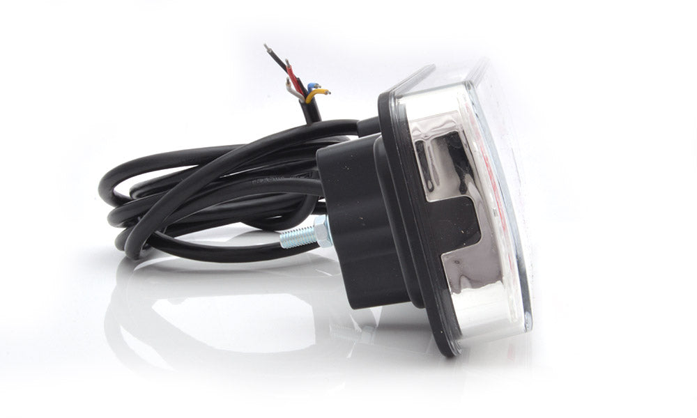 Rear Comb Lamp Stop/Tail/Ind/Rev Clear Lens W66P - Euromotive Lighting & Signal