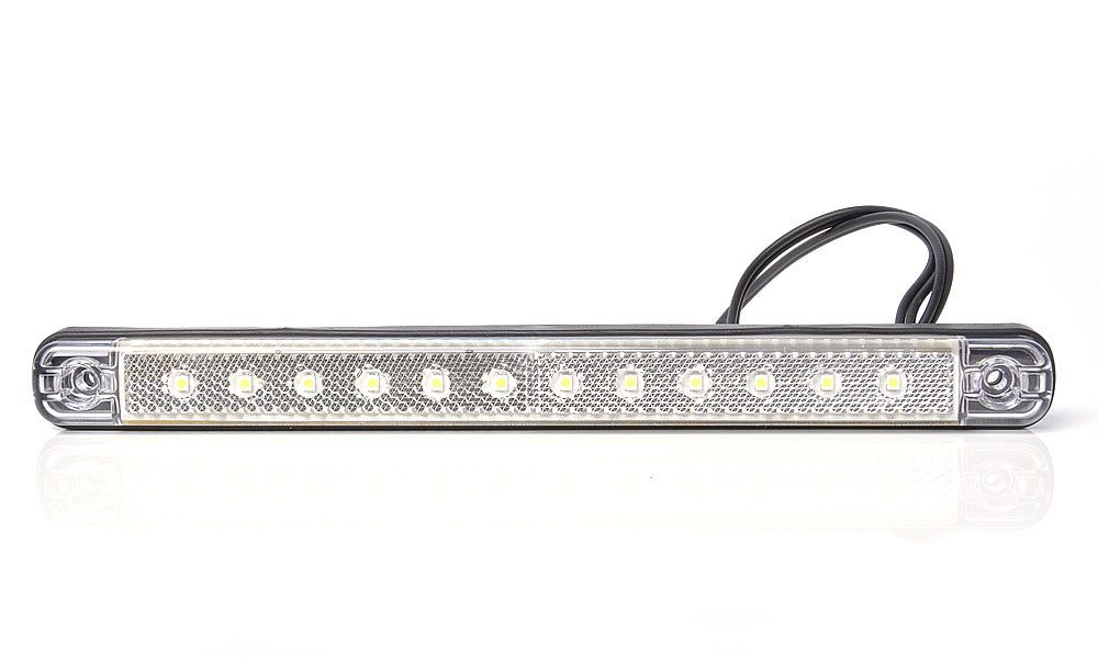 W115 LED EC826 Front position Slimline Flush 12 LED with Reflex Reflector - Euromotive Lighting & Signal