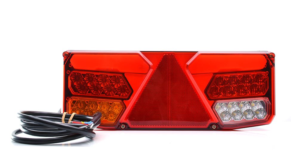 W137DL EC1036O24/EC1039O24 LED Rear Trailer Lamp with 7 Pin Connector & Built in Resistor