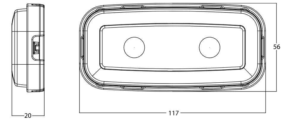 W225 EC1481RS12A LED Multifunction Rear Lamp