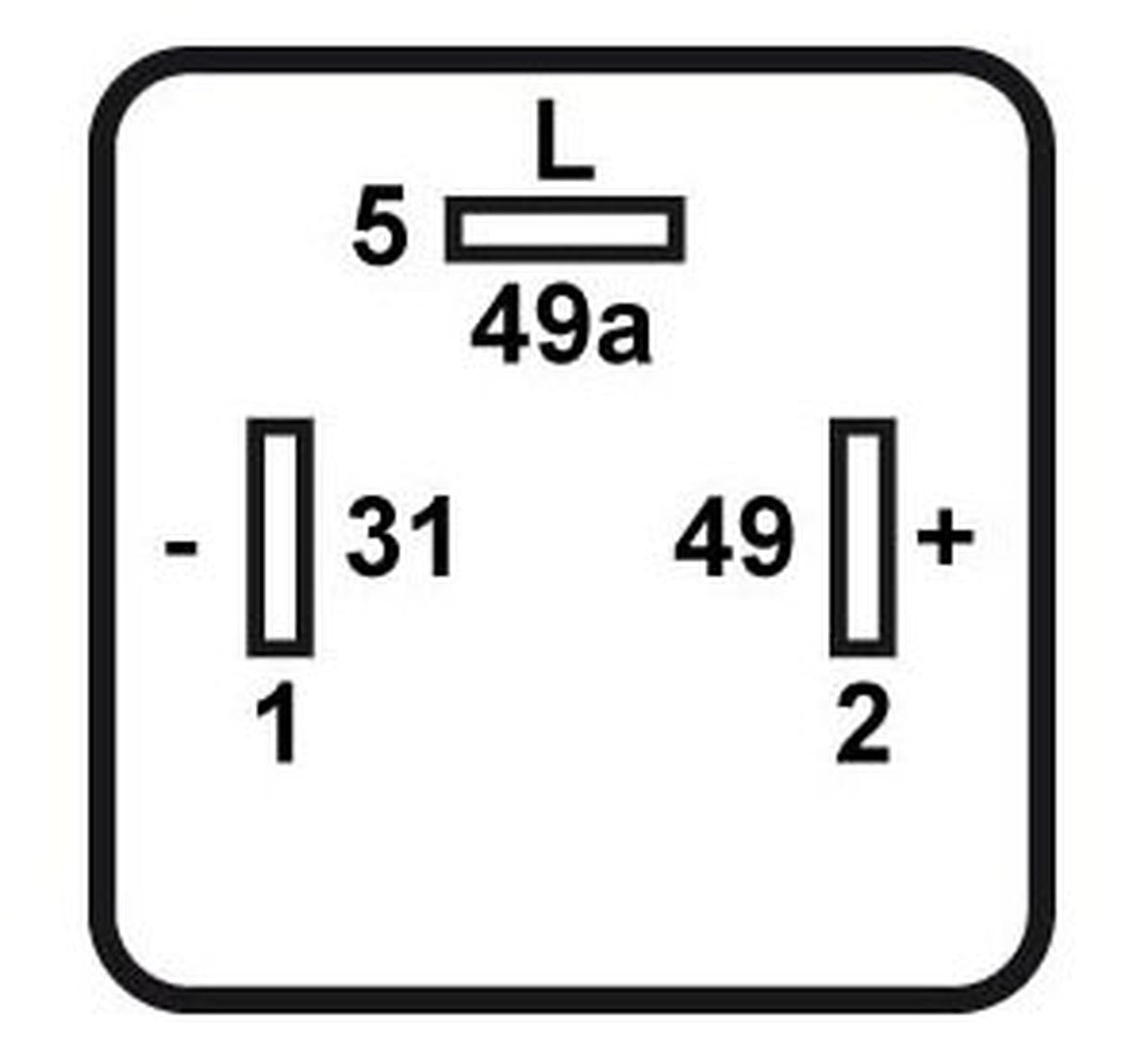 Products 7103 LED Flasher Relay 12V 3-Pin