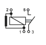 MO12254R Micro Relay 12V 4Pin 25A Resistor