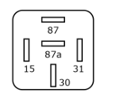 TRA2410 Timer Relay adjustable 24V 10A 5 Pin