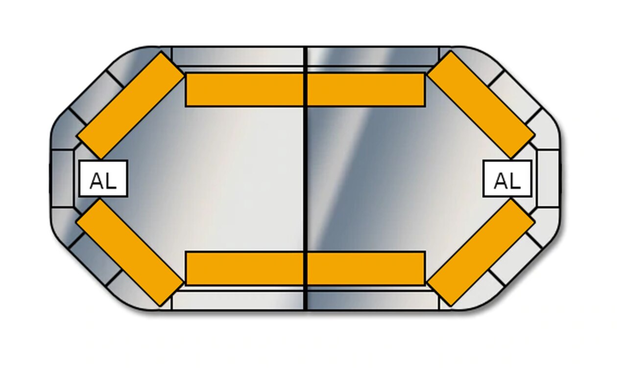 ELS Legion Led Lightbar 600mm - 8 Amber Module