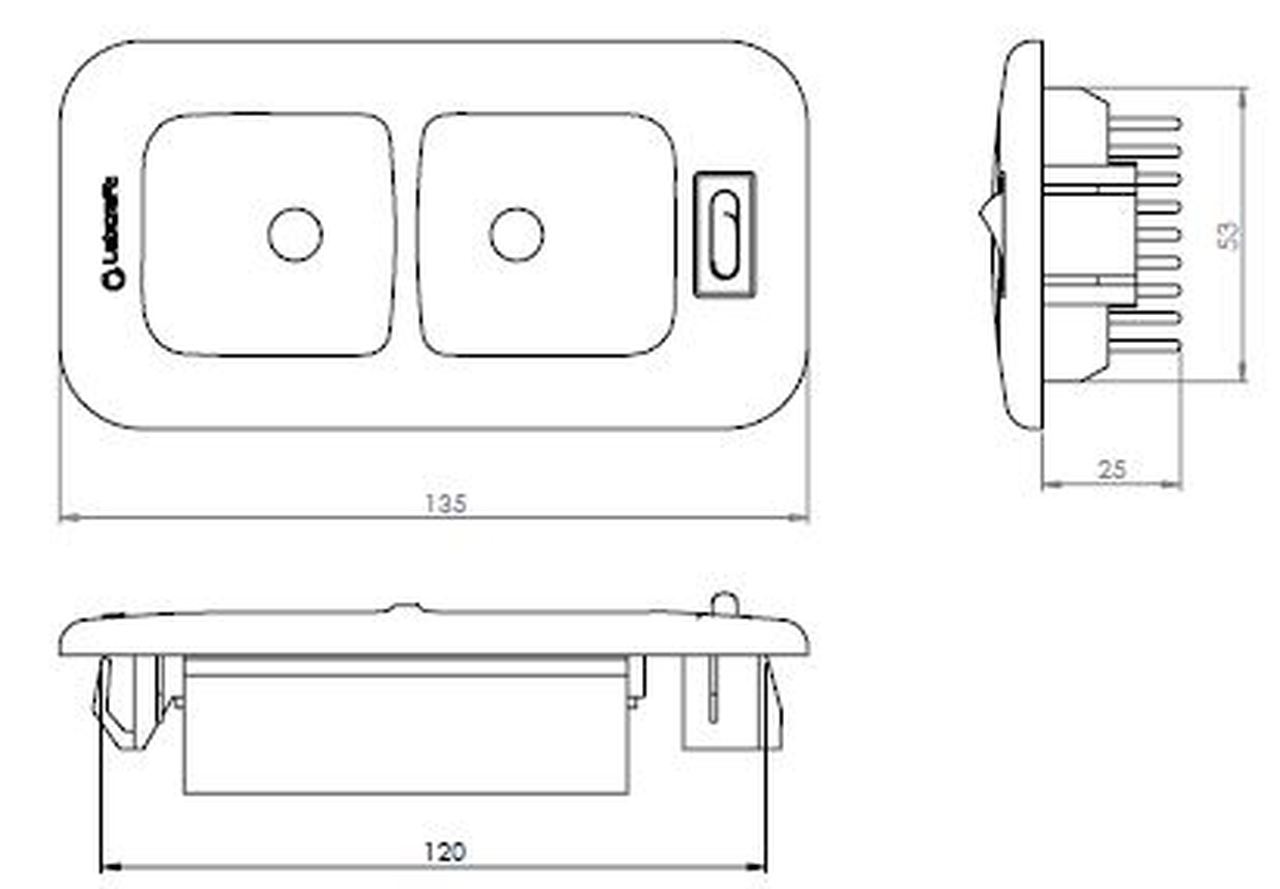 Vanlite V40 For Citreon/Fiat/Peugeot/Opel/Vauxhall with Trigger Switch