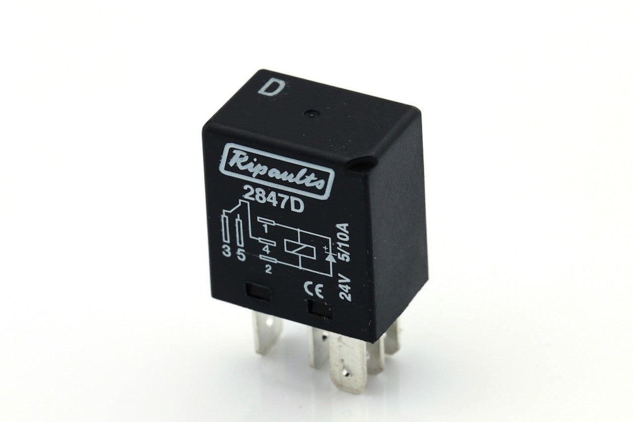 2845D Micro Change Over Relay 12V 15-25A 5-Pins