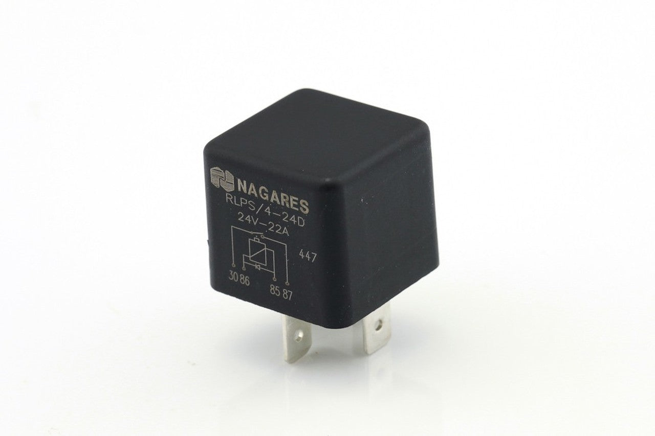 Mini relay normally open 24V 22A 4-pins