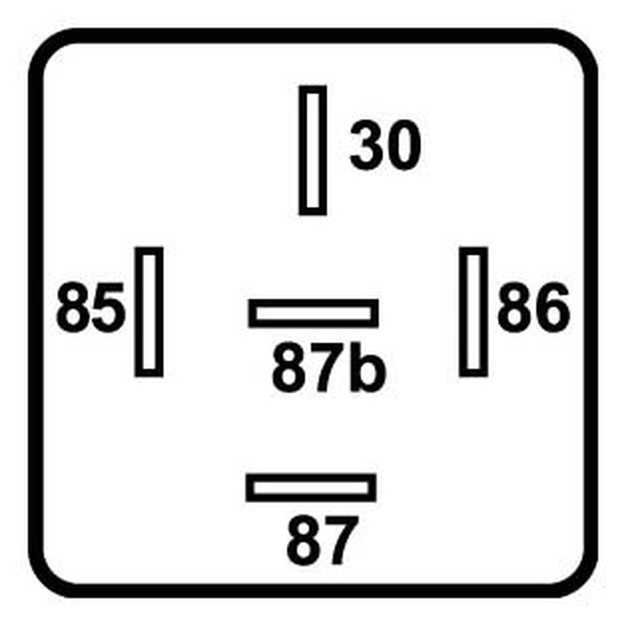 279495 Double Contact Relay 12V 2x20A