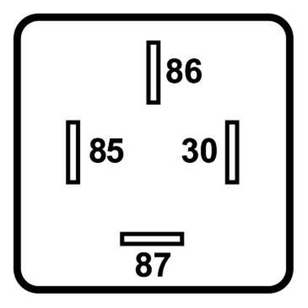 238586 Mini Relay Normally Open 24V 20A 4-Pins