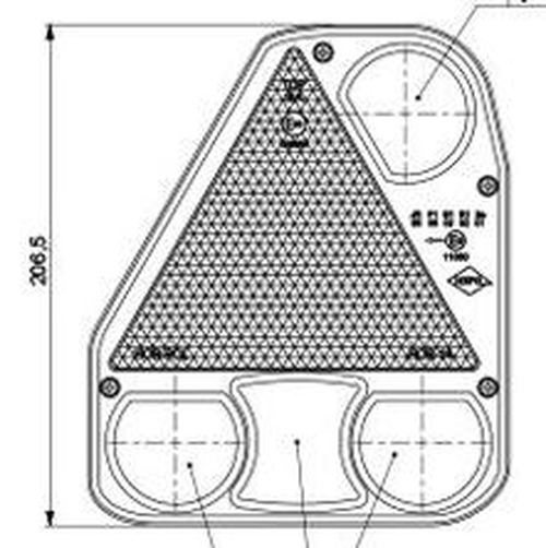 LZD774/LZD776 LED Trailer Lamp Stop/Tail/Indicator/Reverse/Fog