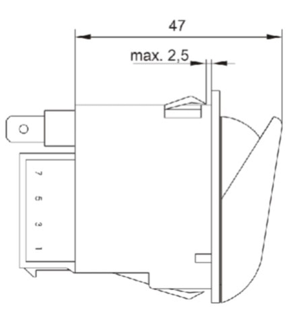 555 Series Rocker Switches