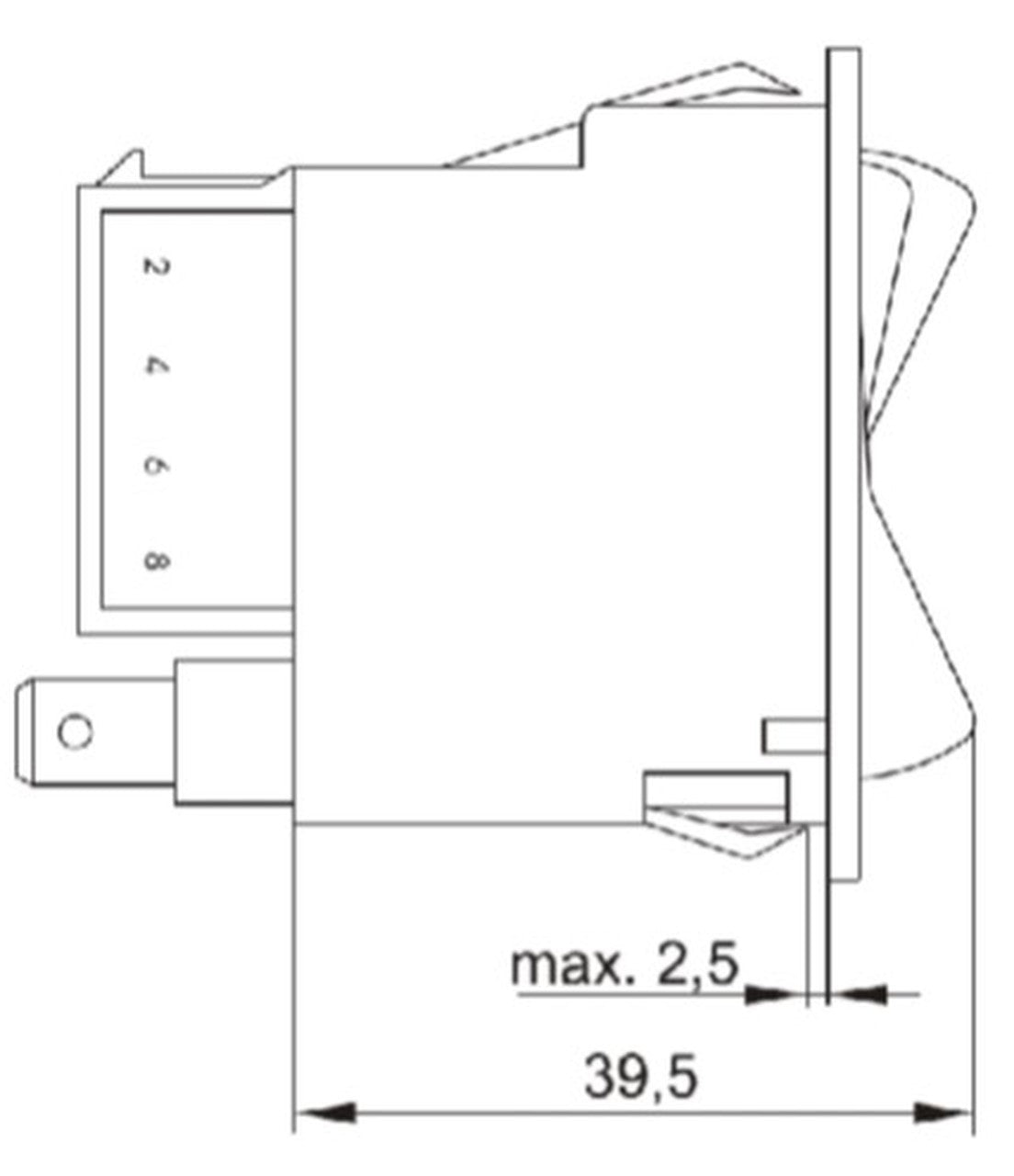 444 Series Rocker Switches