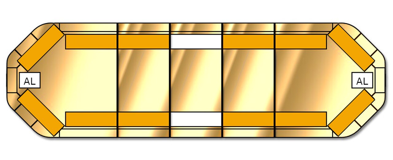 ELS Legion Led Lightbar 1090mm - 12 Amber Module - Euromotive Lighting & Signal