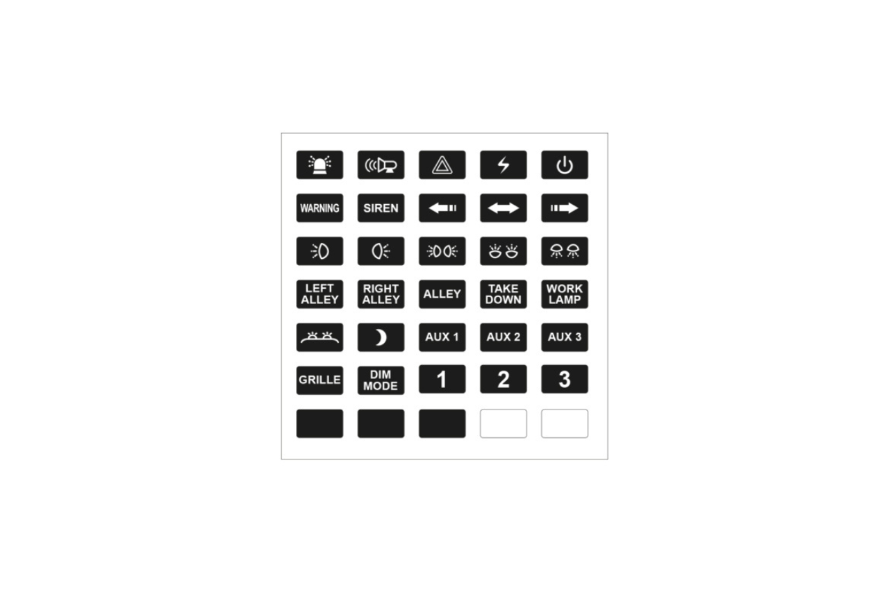 8 Way Multi Switch Panel With Power Module - Euromotive Lighting & Signal