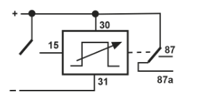 TRA1210 Timer Relayadjustable 12V 10A 5 Pin