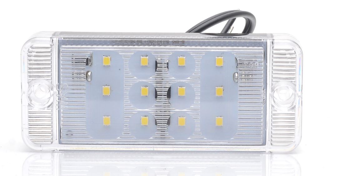 LW13 EC1465 Small LED Rectangular Interior Light - Euromotive Lighting & Signal