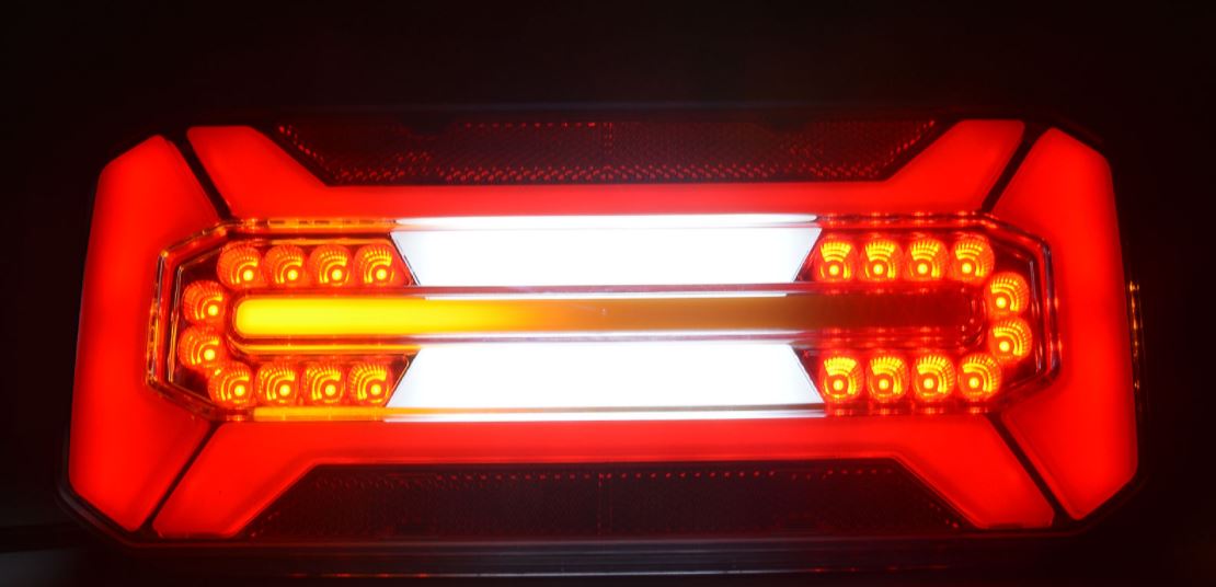 W185DD EC1299DDL/P LED Rear Lamp With Dynamic Indicator - Euromotive Lighting & Signal