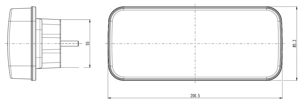 W187DD EC1322DD LED Combination Lamp Dynamic Indicator with Hologram Effect - Euromotive Lighting & Signal